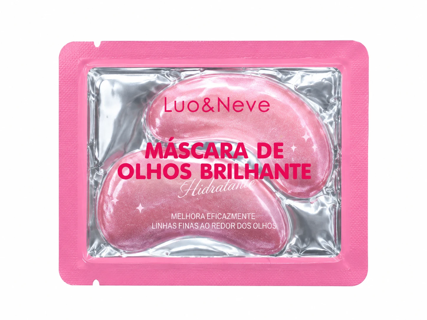 Máscara para olhos brilhante - Lua e Neve  - 1