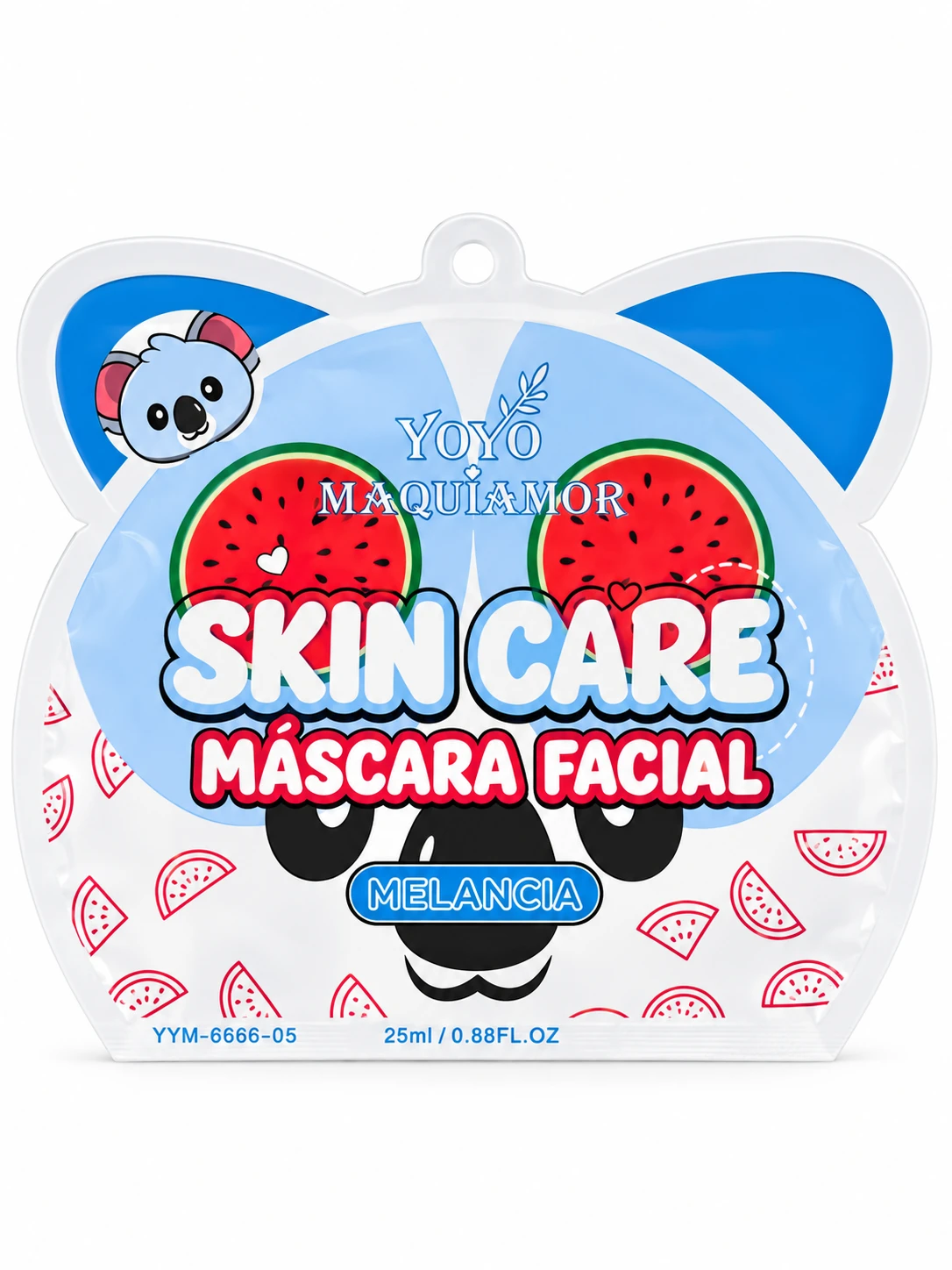 Máscara facial melancia - yoyo maquiamor - 1