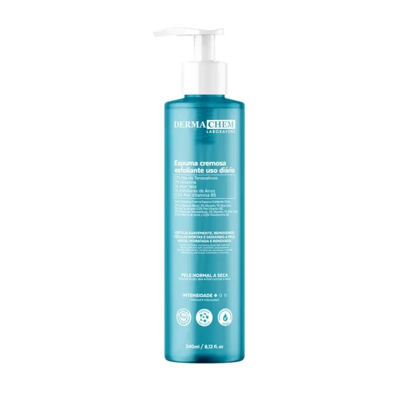 Espuma de limpeza cremosa esfoliante - Dermachem - 1