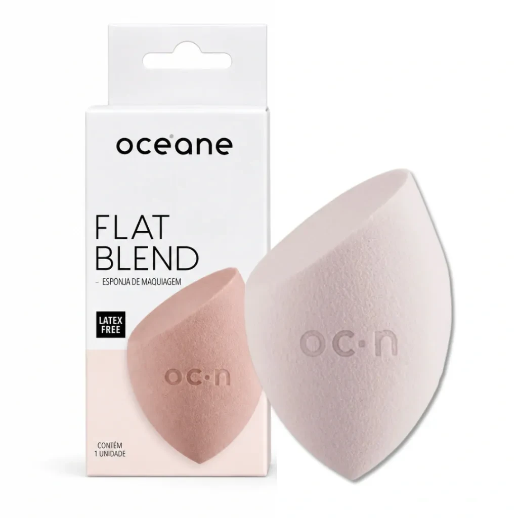 esponja flat blend rosa claro océane - 1