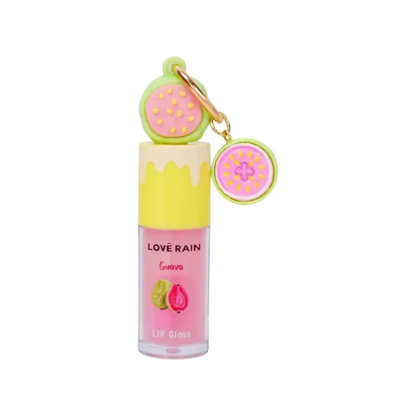 Gloss de goiaba com chaveiro 