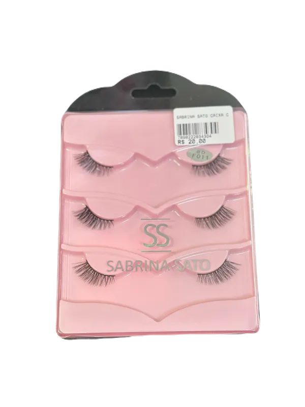 Cartela de cílios 3 pares F011 - Sabrina Sato