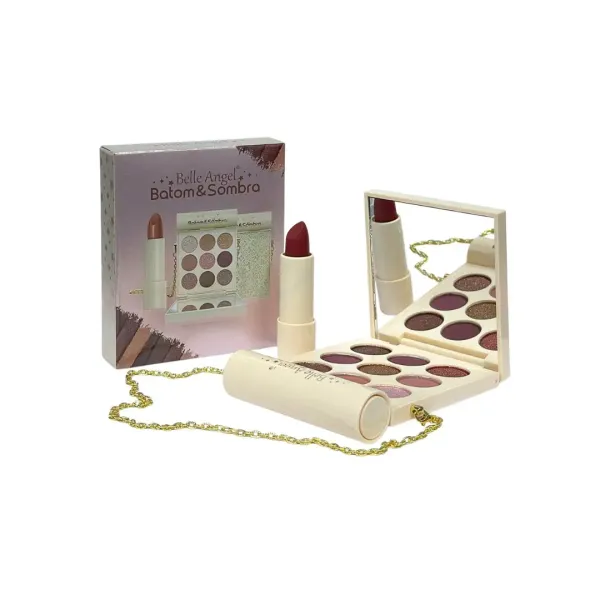 Kit batom e sombra cor 02 - Belle Angel 