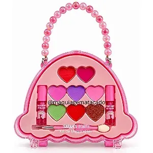 Kit maquiagem infantil bolsinha - Sarah’s Beauty 