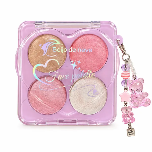 Paleta de iluminador beijo de neve 