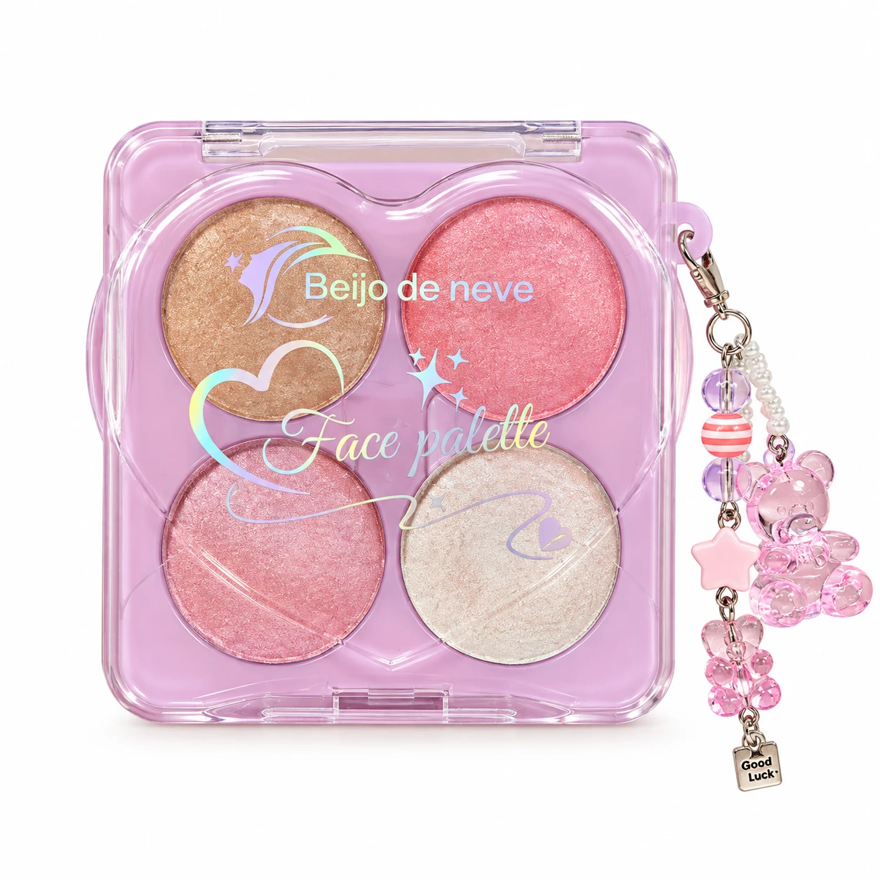 Paleta de iluminador beijo de neve  - 1