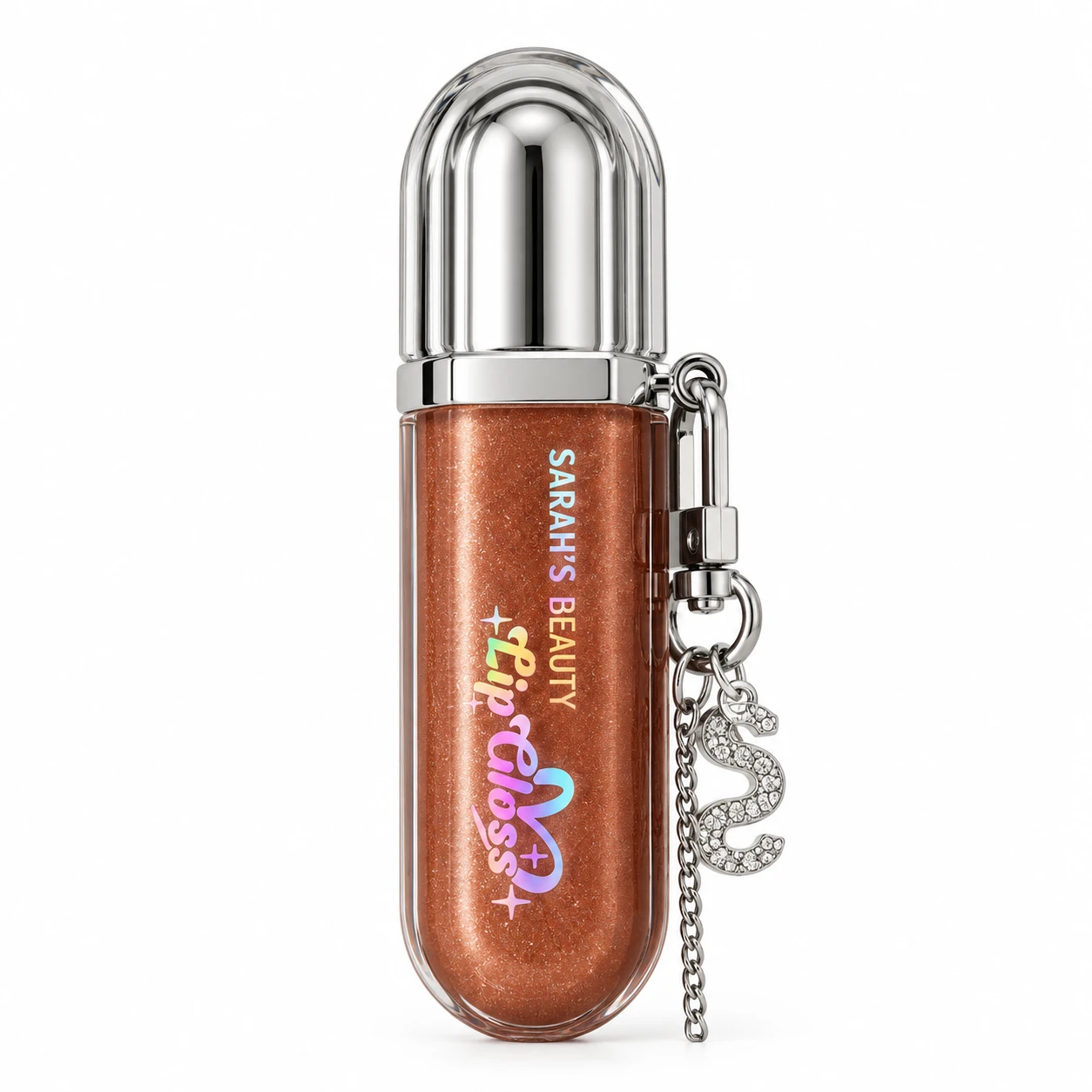 Gloss labial com chaveiro cor 02 - Sarah’s Beauty - 1