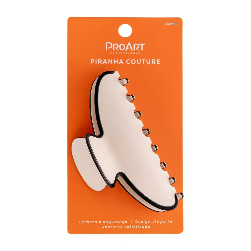 Piranha de Cabelo Hair Clip Couture off white- ProArt - 1