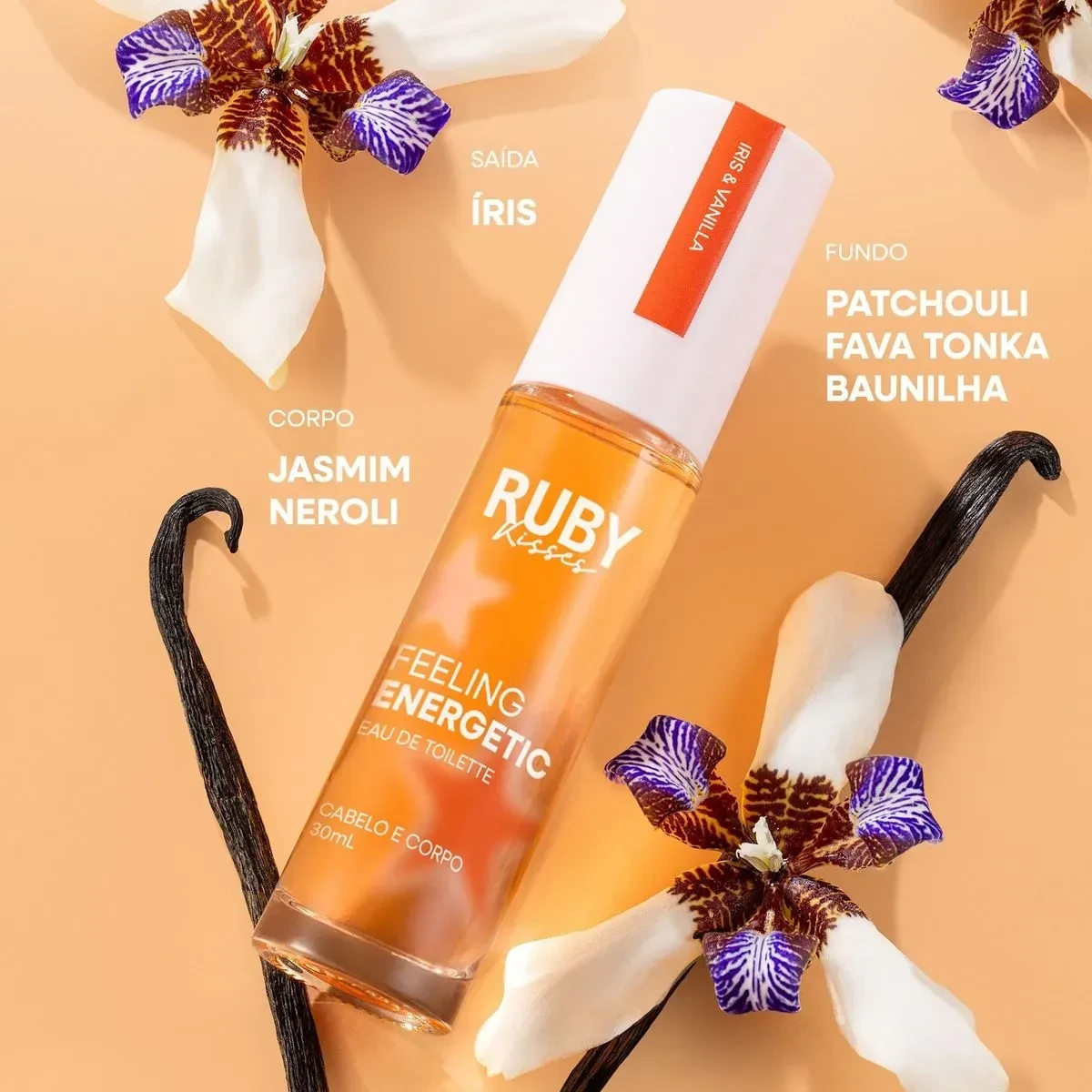 Perfume Feelings corpo e cabelo Eau de Toilette energetic - ruby kisses - 2