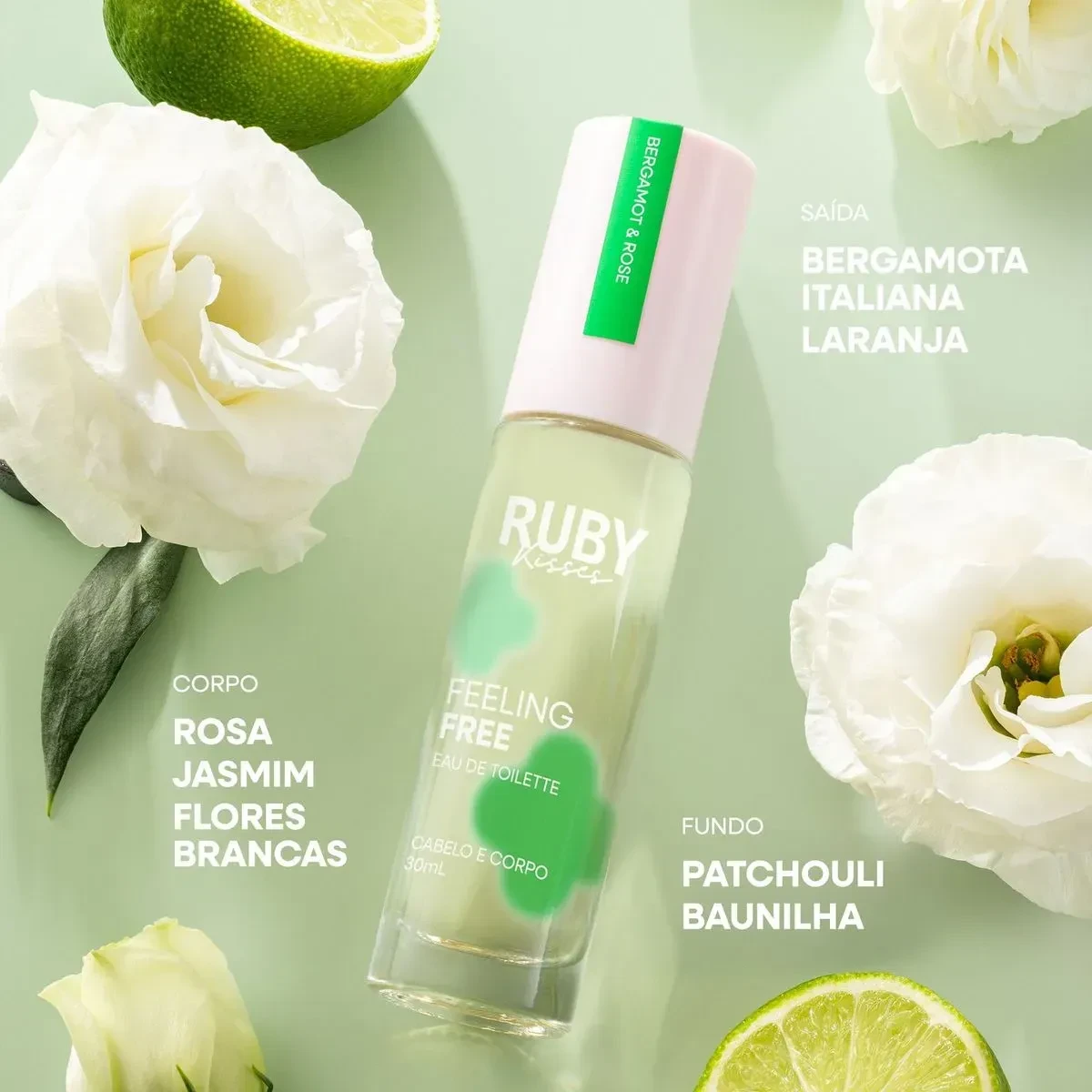 Perfume Feelings corpo e cabelo Eau de Toilette free - ruby kisses - 2