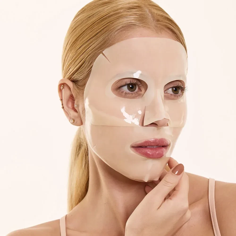Máscara Facial de Hidrogel Ácido Kojico e Açafrão - Kiss New York - 2