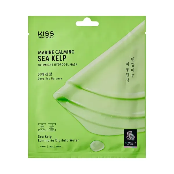 Máscara Facial de Hidrogel aguas marinhas-  Kiss New York