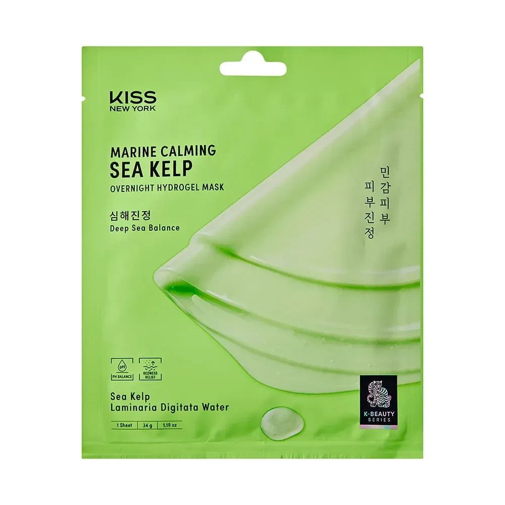 Máscara Facial de Hidrogel aguas marinhas-  Kiss New York - 1