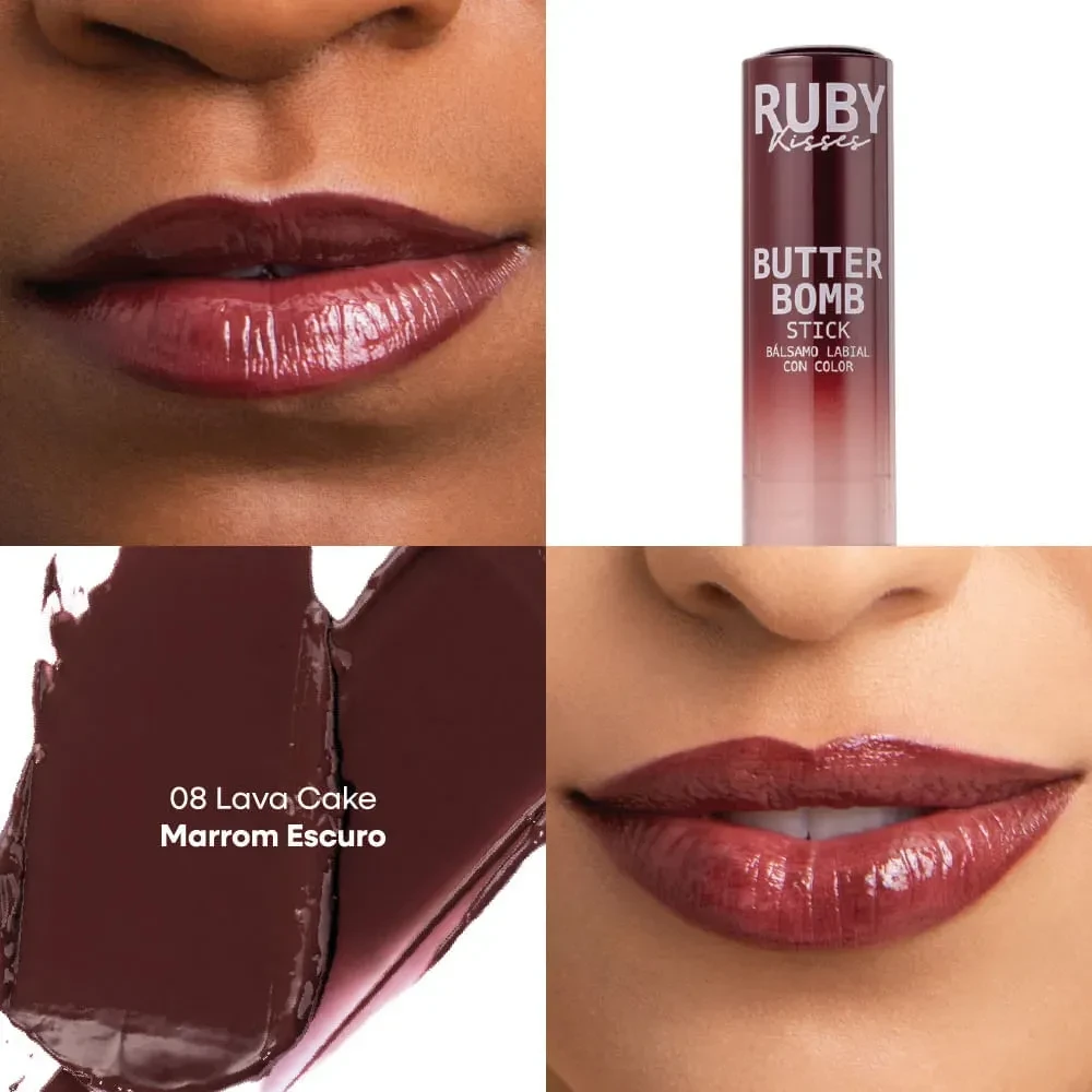 Gloss Stick Butter Bomb Lava Cake - Ruby Kisses - 2