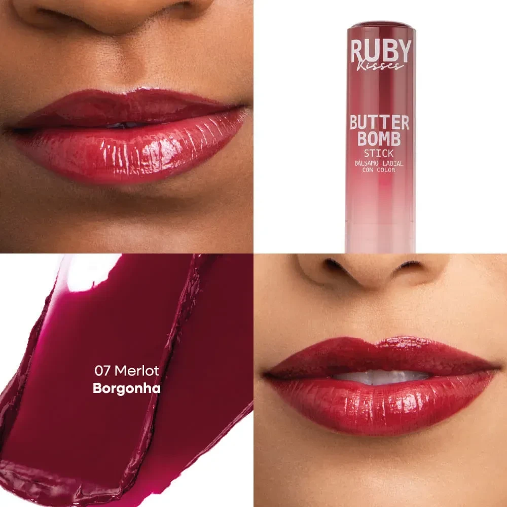 Gloss Stick Butter Bomb merlot - Ruby Kisses - 2