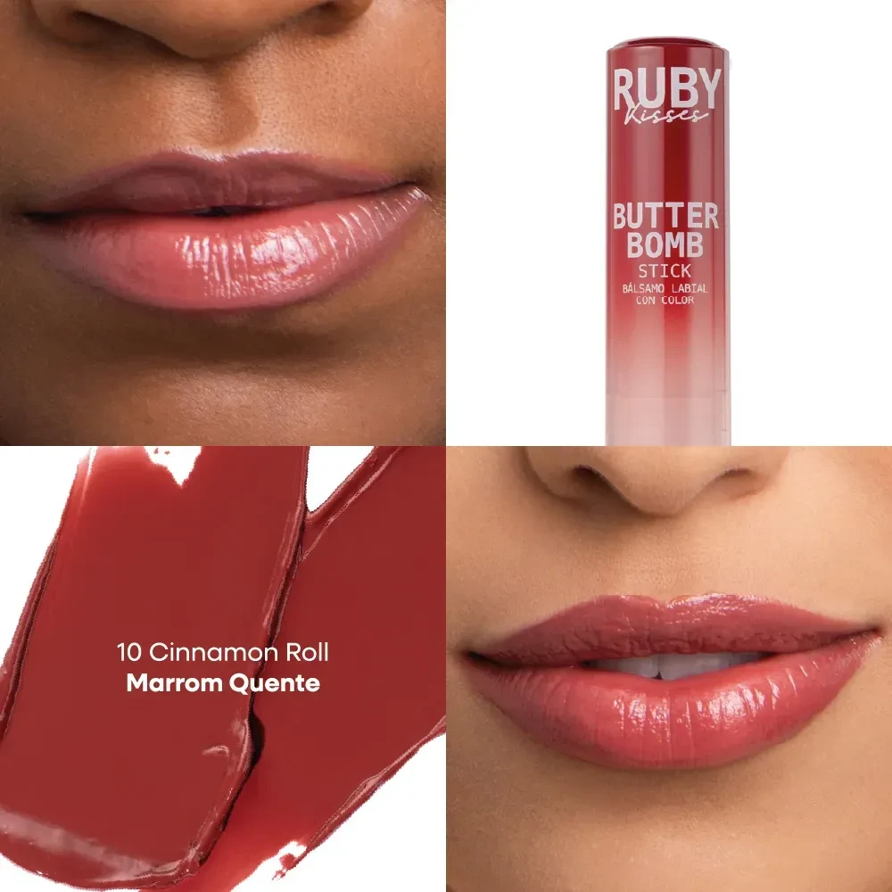 Gloss Stick Butter Bomb Cinnamon Roll- Ruby Kisses - 2