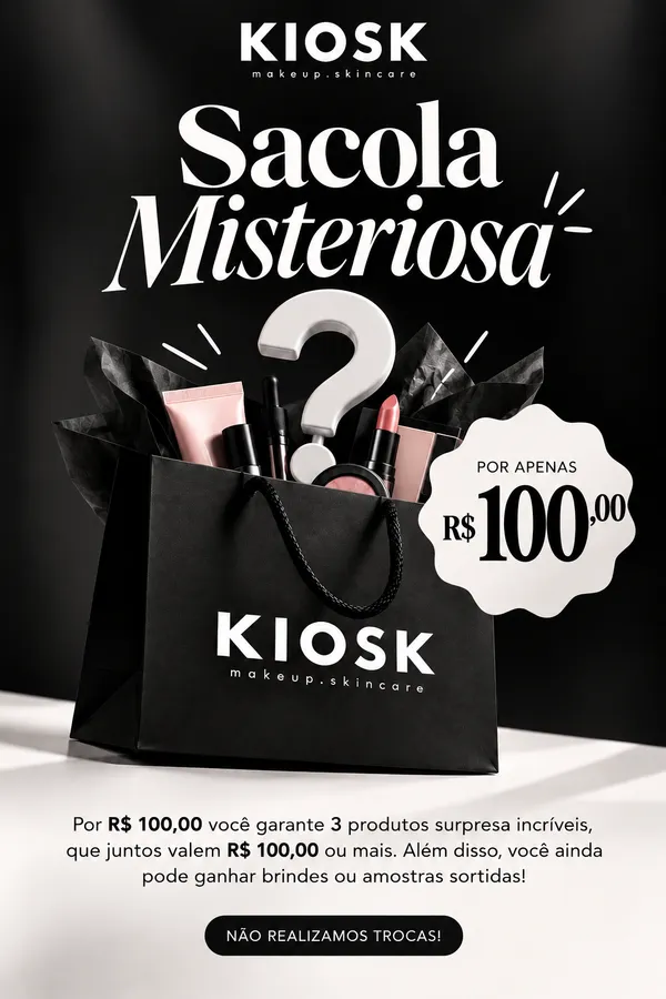 Sacola misteriosa (3 produtos)