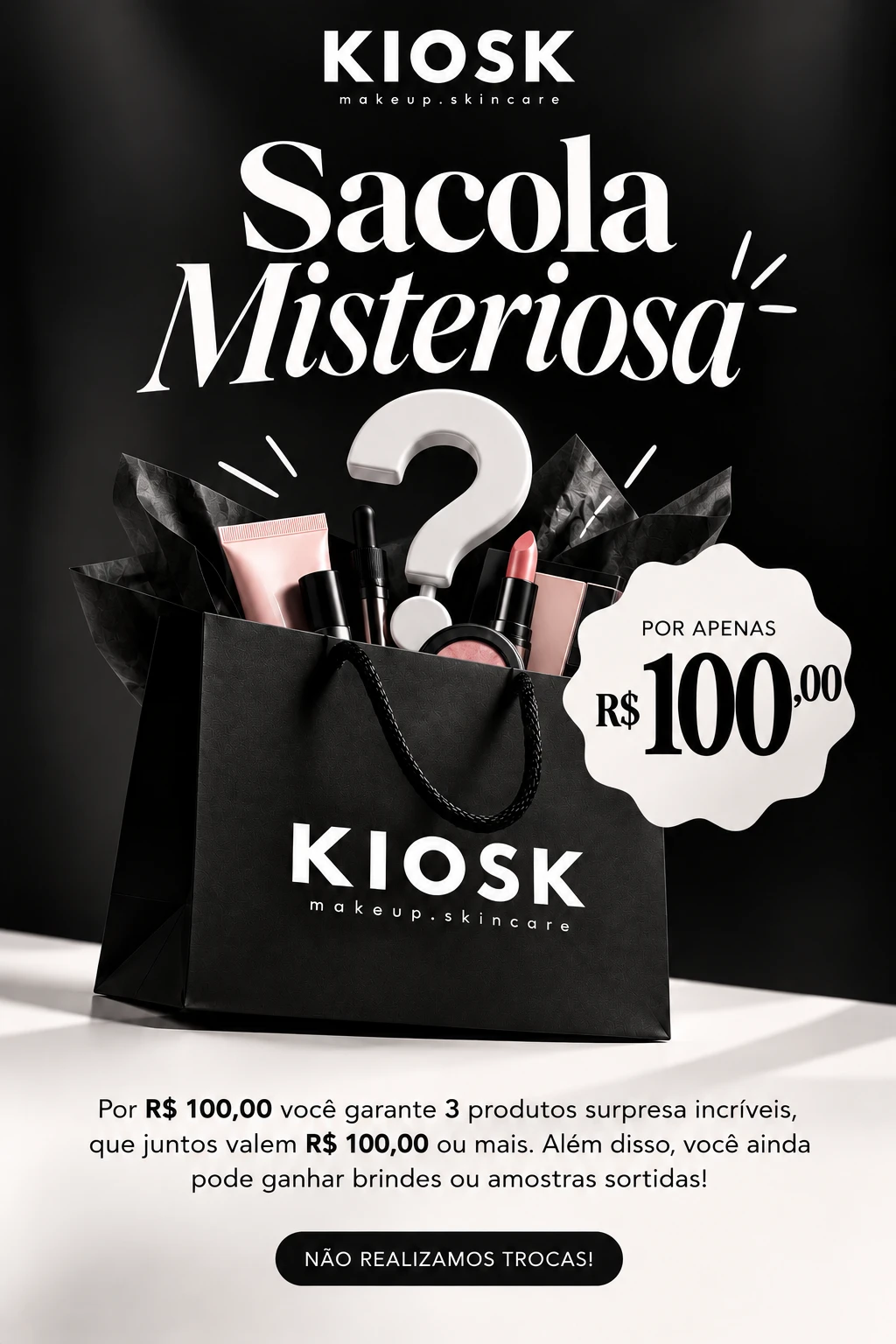 Sacola misteriosa (3 produtos) - 1