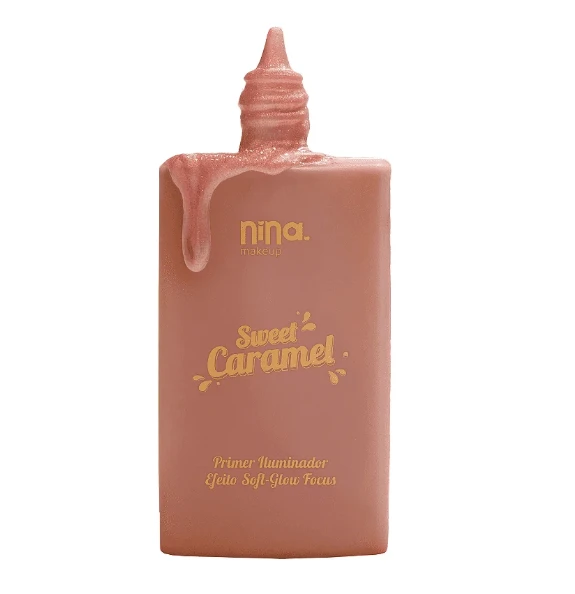 Primer Iluminador Sweet Caramel Rosé – Nina Makeup - 1