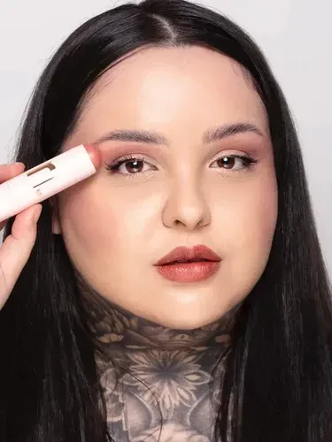 Stick Multifuncional Peach Glow Cor 01 – Nina Makeup - 2