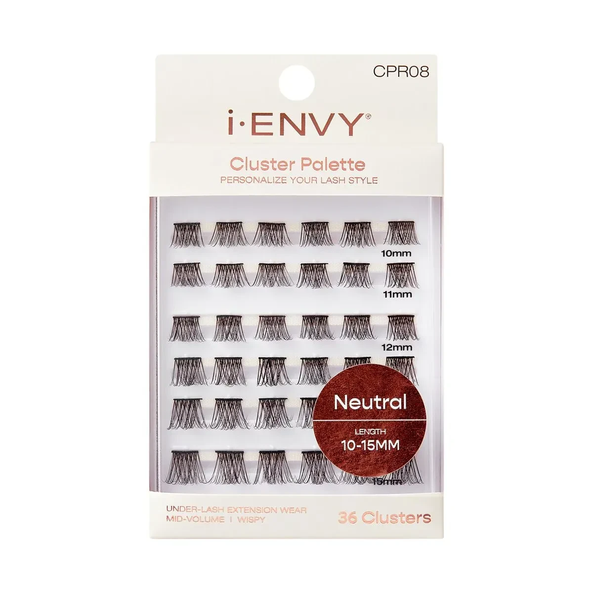 i-ENVY Paleta de Cílios Cluster - Kiss New York neutral 2 - 1