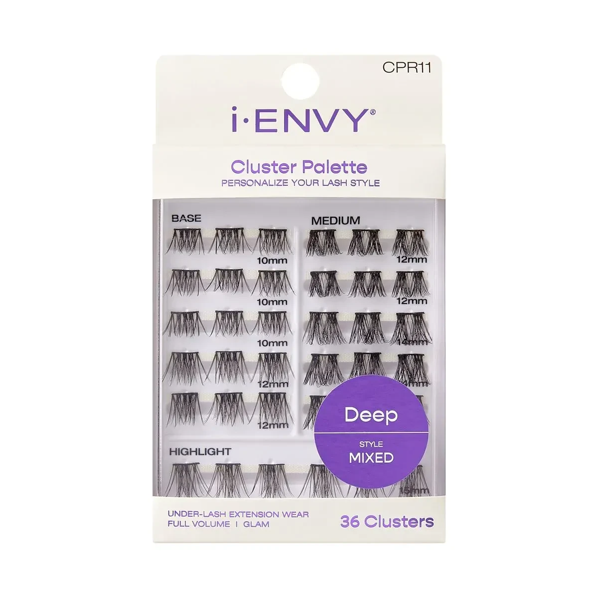 i-ENVY Paleta de Cílios Cluster - Kiss New York deep - 1