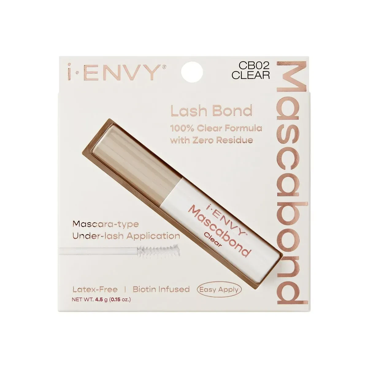 I-ENVY Cola de Cílios Mascabond - Kiss New York clear - 1