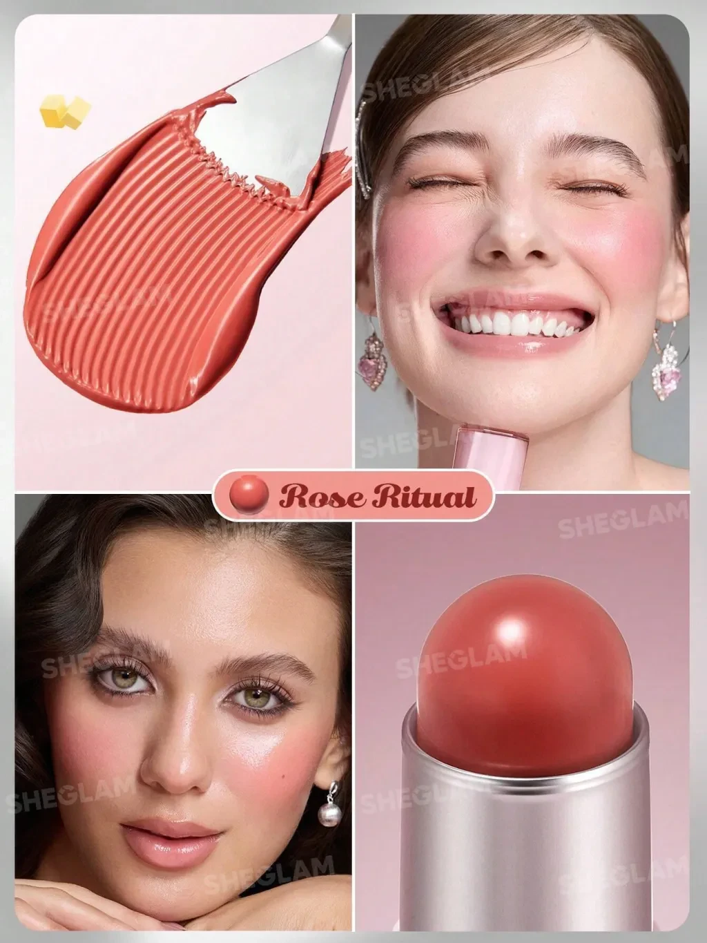 Buttery Bliss Blush Stick rose ritual 002 - SHEGLAM  - 2