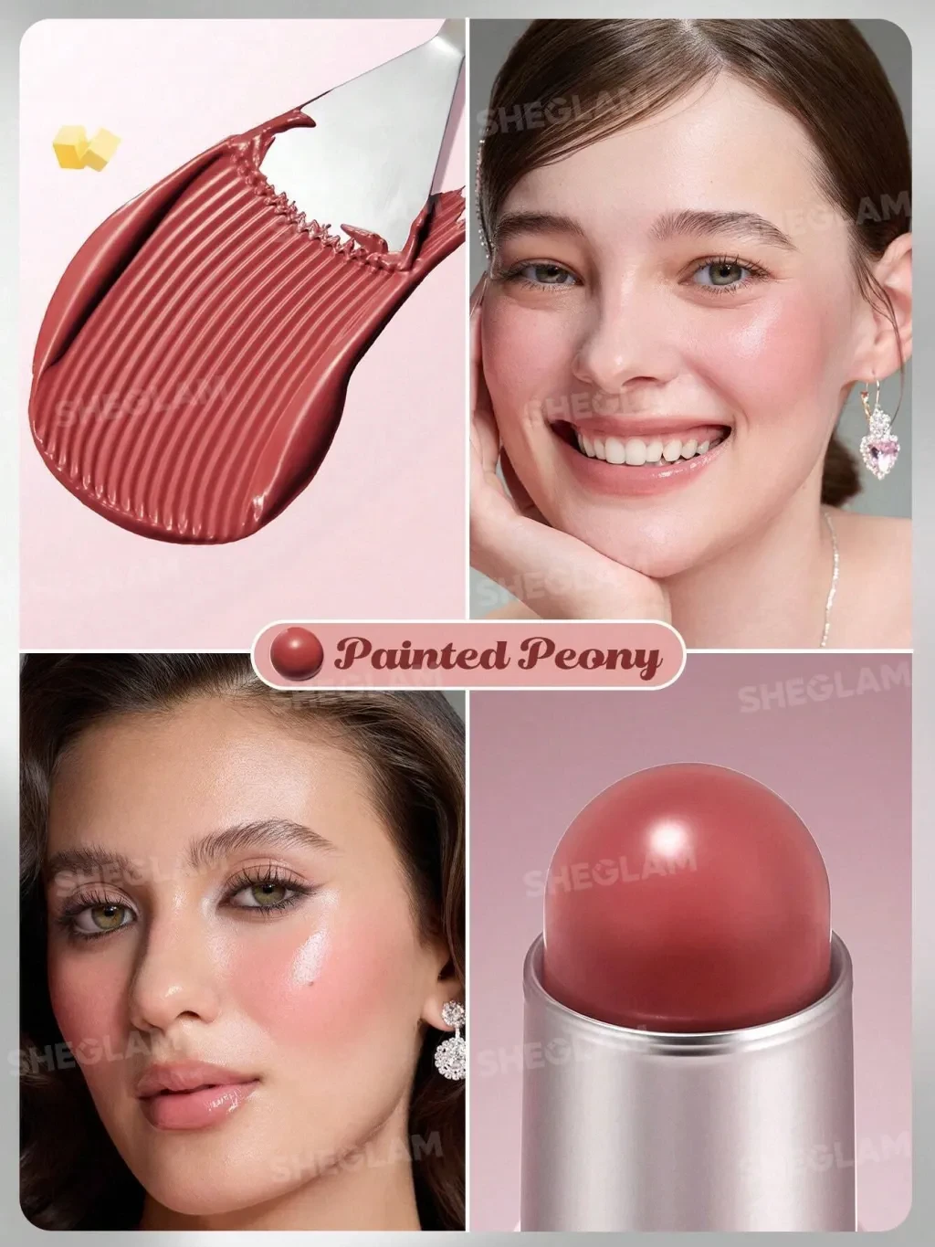 Buttery Bliss Blush Stick painted peony 009 - SHEGLAM - 2