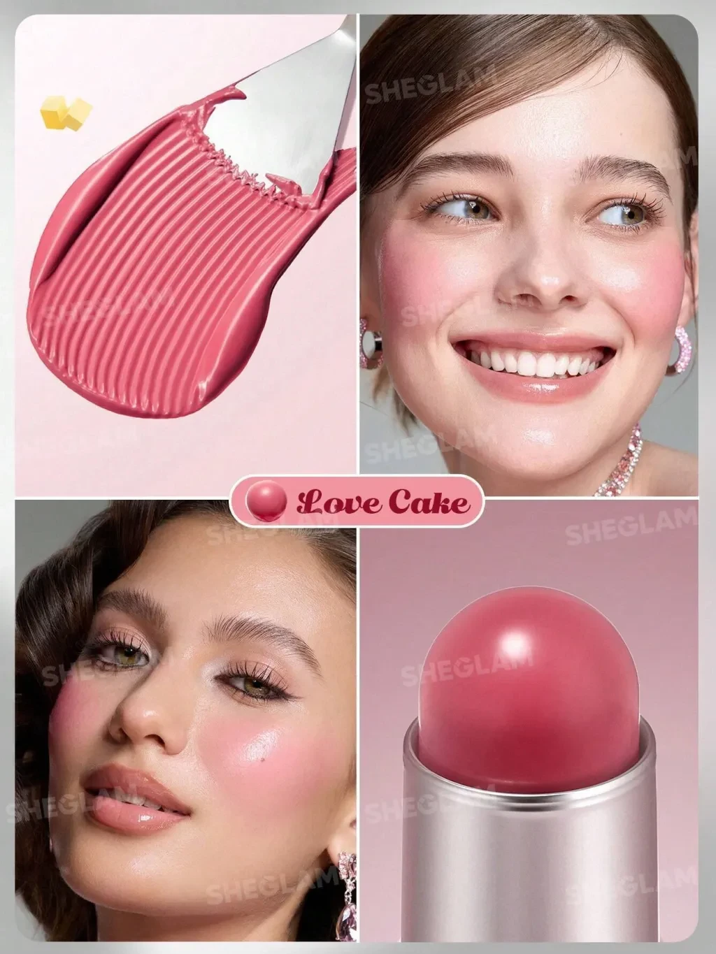 Buttery Bliss Blush Stick love love 001 - SHEGLAM - 2