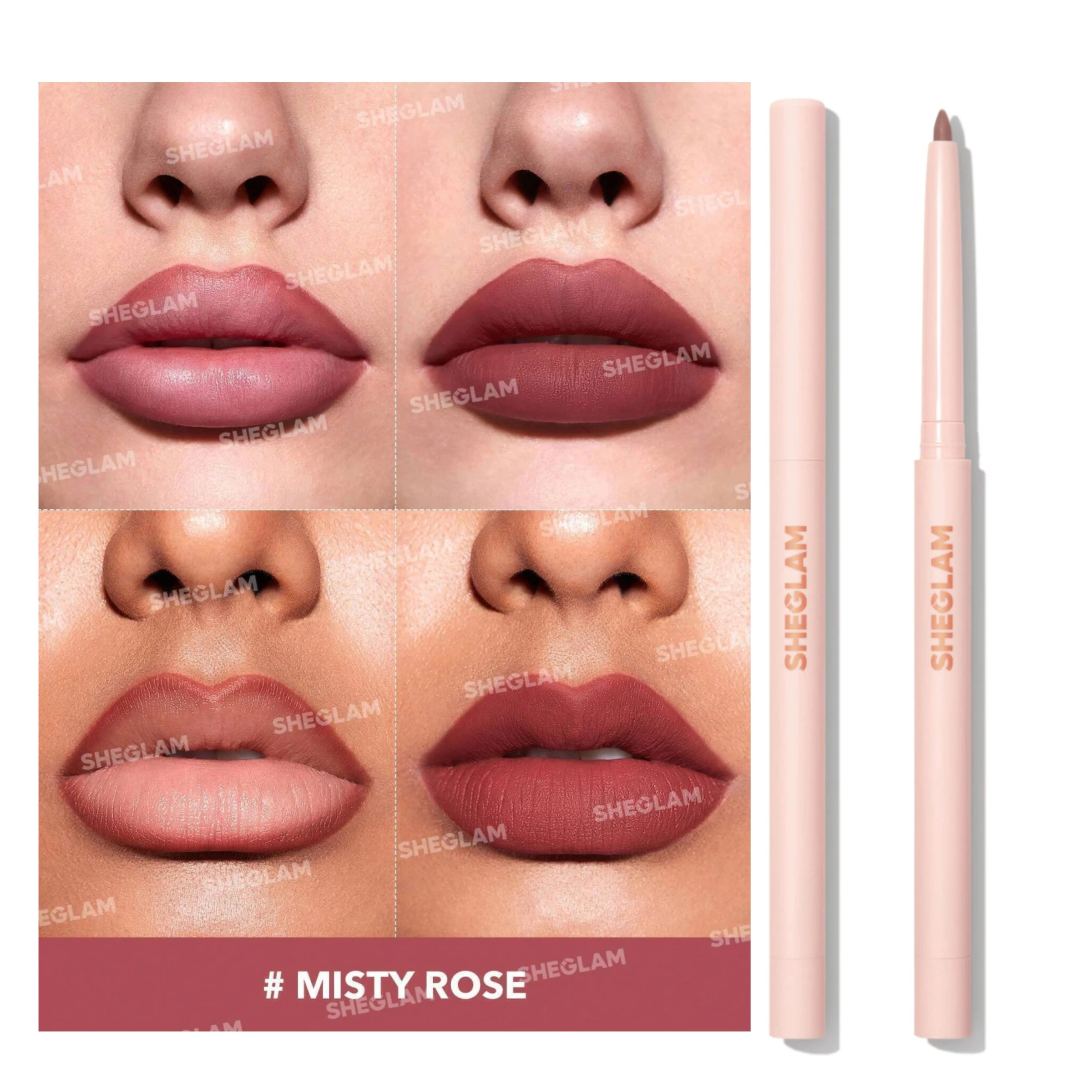 LÁPIS DE LÁBIOS SO LIPPY MISTY ROSE- SHEGLAM - 1