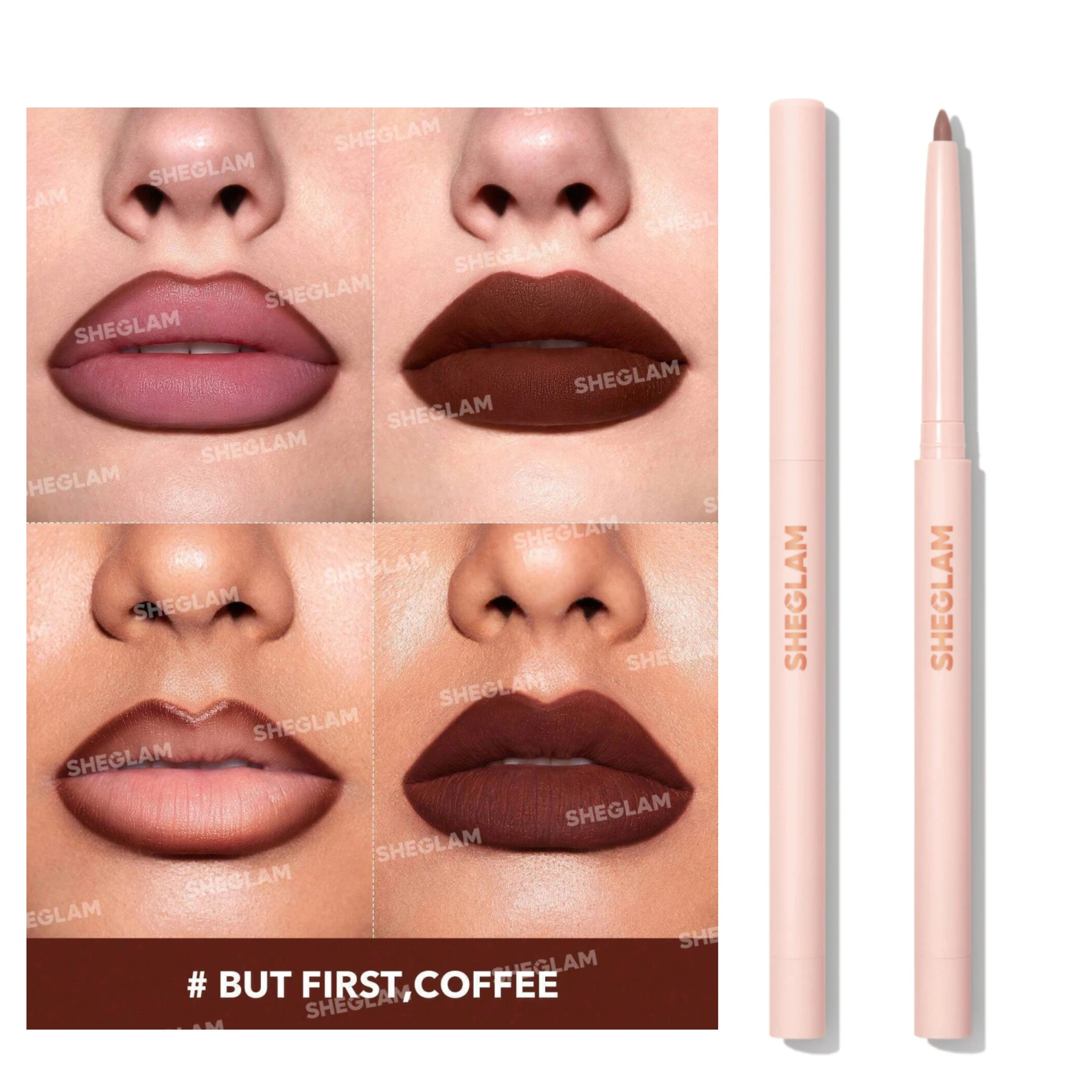 LÁPIS DE LÁBIOS SO LIPPY BUT FIRST COFFEE SHEGLAM - 1