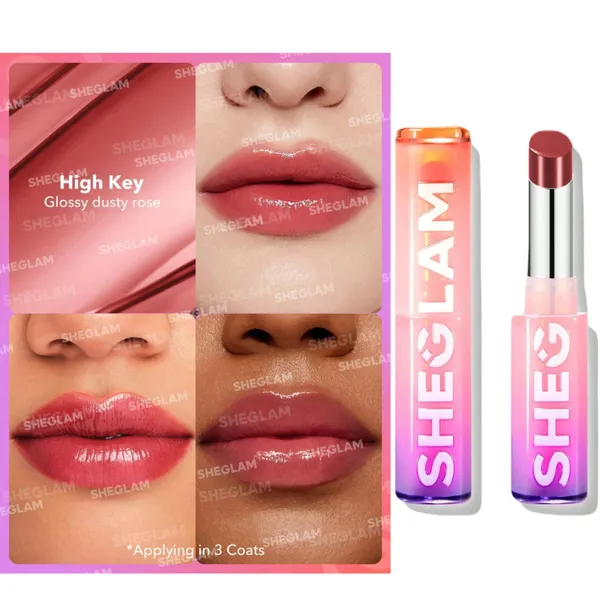 Mirror Kiss High-Shine Lipstick high key - SHEGLAM