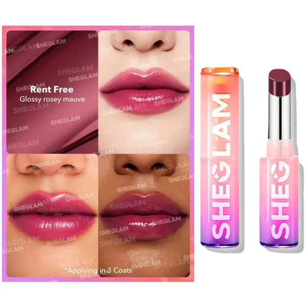 Mirror Kiss High-Shine Lipstick Rent free - SHEGLAM