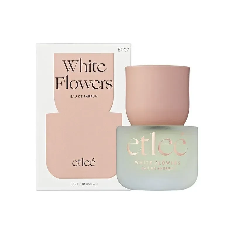 perfume coreano etleé white flowers 30ml - 1