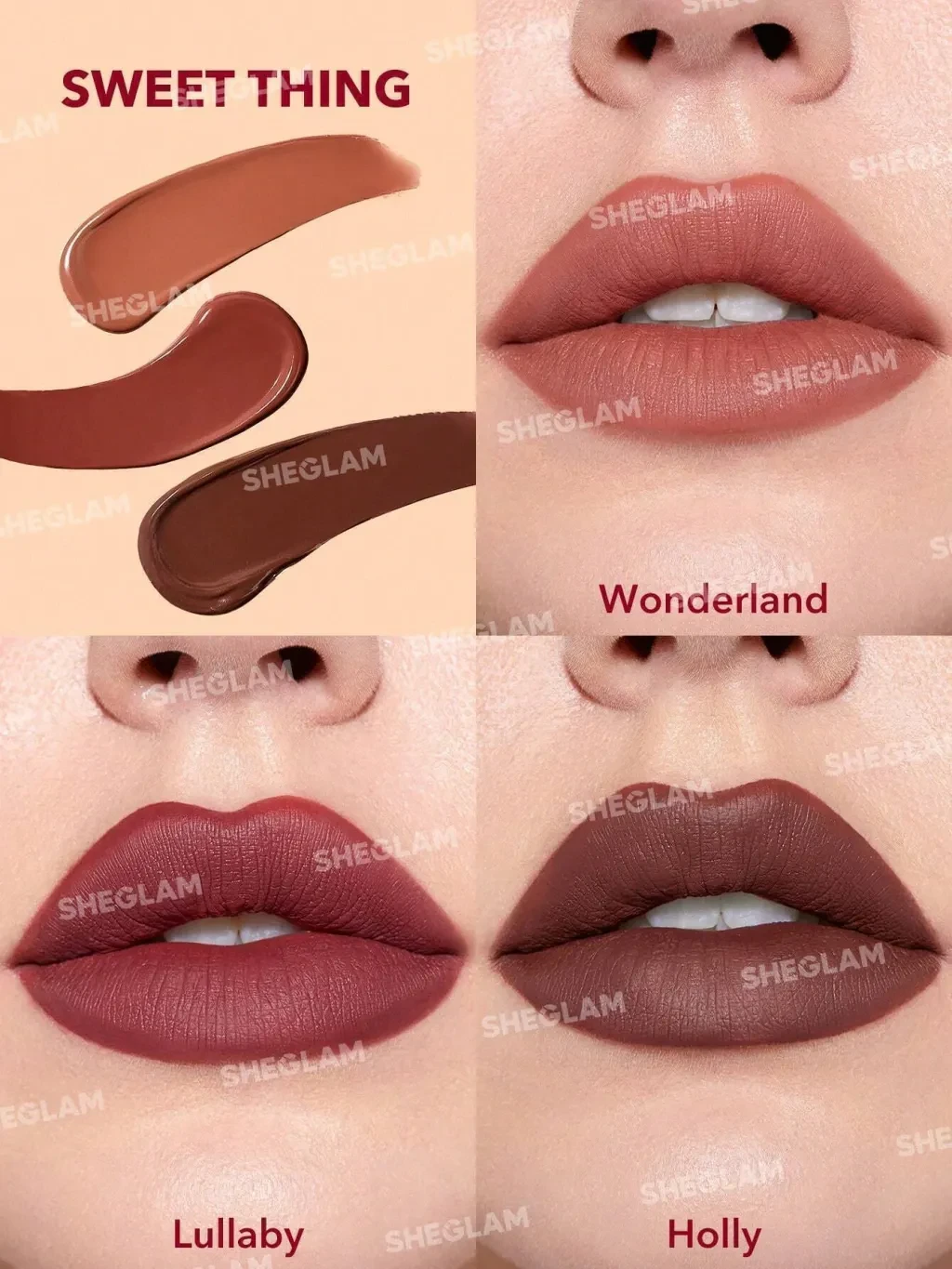 Kit de mini batons líquidos Matte Allure - SHEGLAM - 2