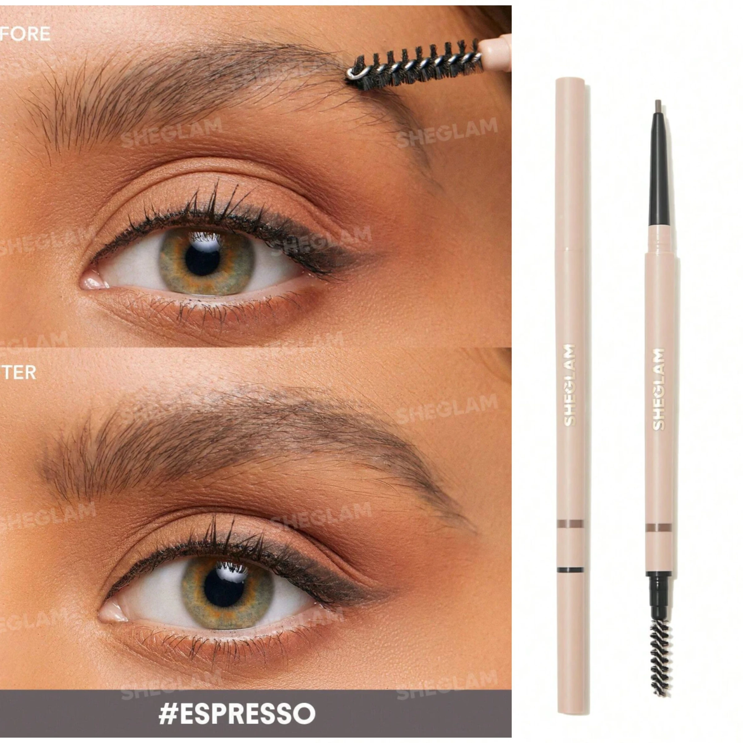 Lápis de Sobrancelhas Insta-Fill expresso -  SHEGLAM - 1