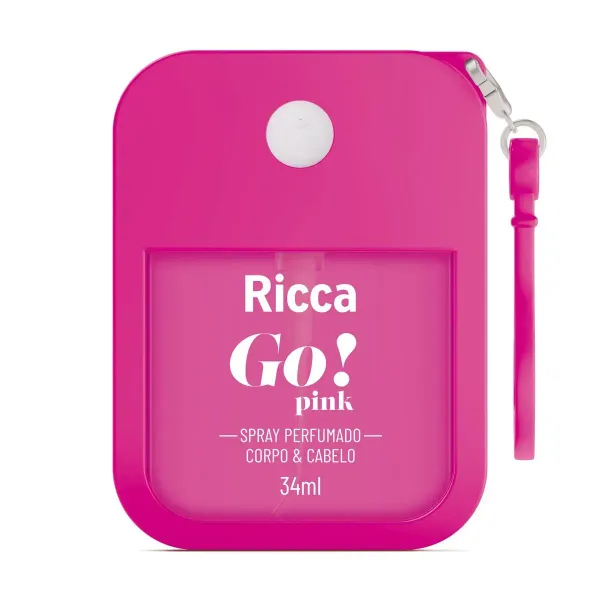 Spray Perfumado Colônia Go! Pink - Ricca