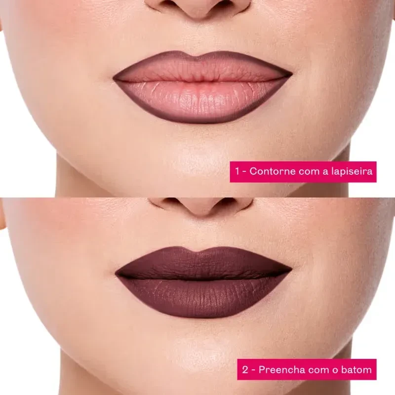 Lapiseira Labial Soft Petals Marrom Aveludado - Niina secrets - 2