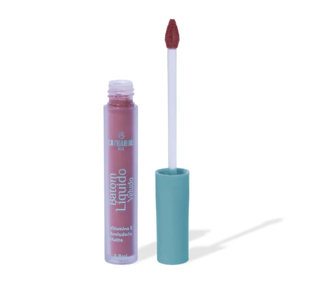 Batom Líquido Veludo Pink Velvet - Catharine Hill - 1