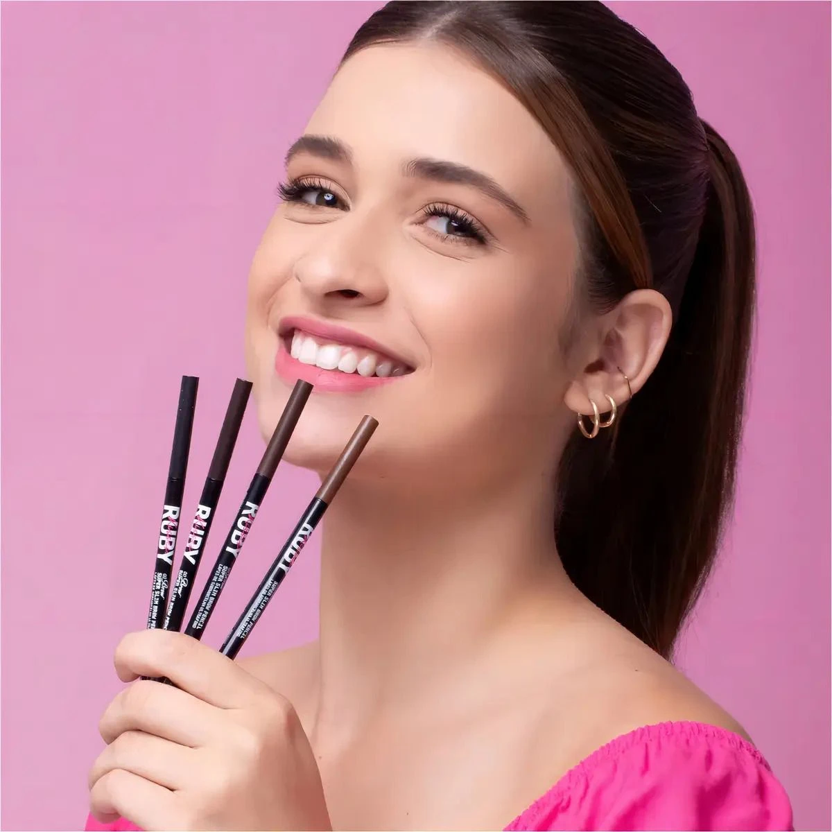 Lápis de Sobrancelha Gobrow Ultrafino - Ruby Kisses - 3