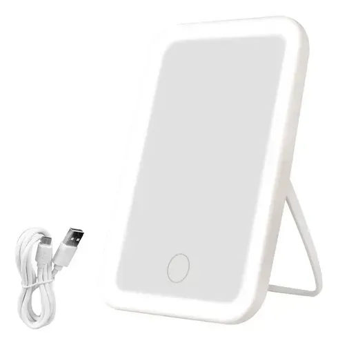 Espelho de mesa com led