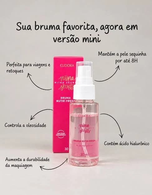 Mini bruma nutri fresh 30ml - Niina Secrets  - 2