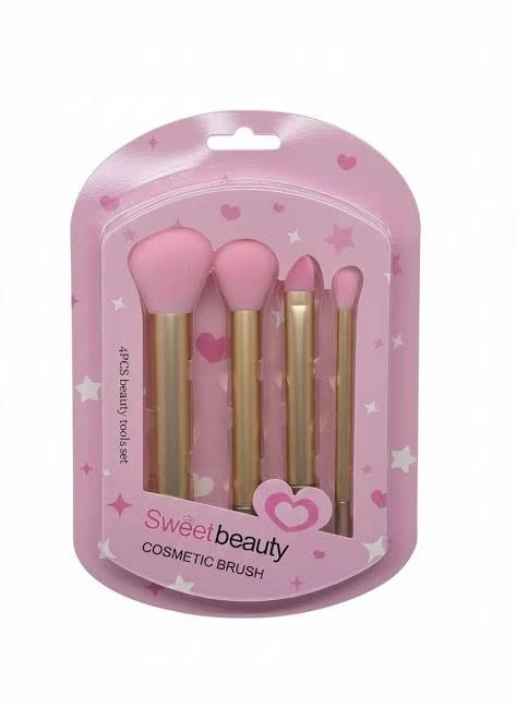 Kit de pincéis rosa - Sweet Beauty  - 1
