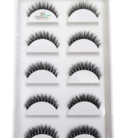 Cartela de Cilios 5 pares H13 Mini - 1
