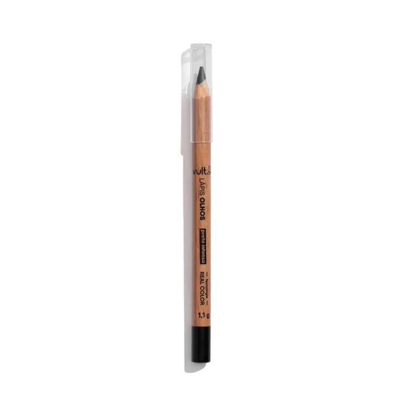 Lápis para Olhos Preto Intenso 1,1g Vult - 1
