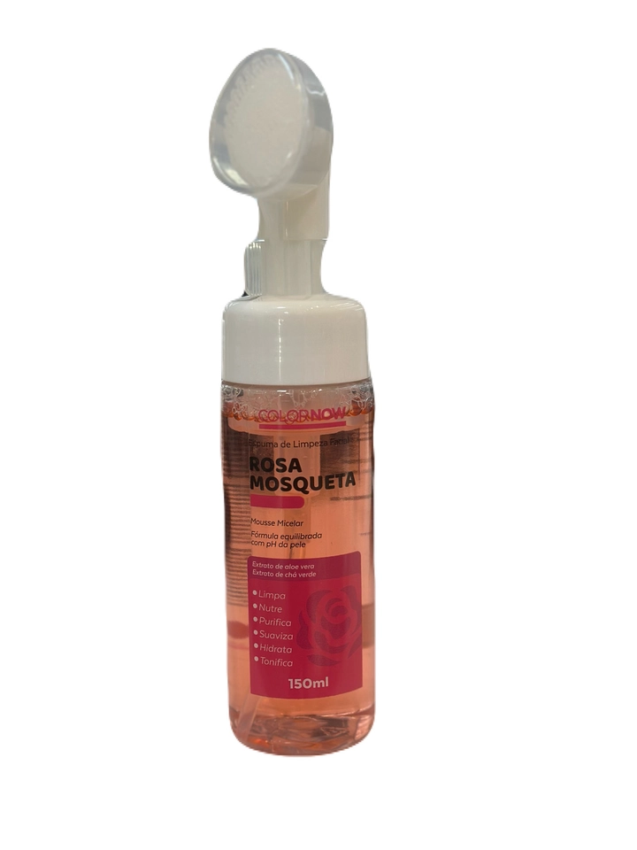 Espuma de limpeza facial rosa mosqueta - Colornow