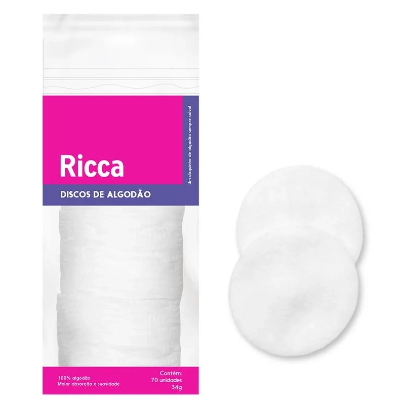 Disco de Algodão Ricca 70 UN - 1