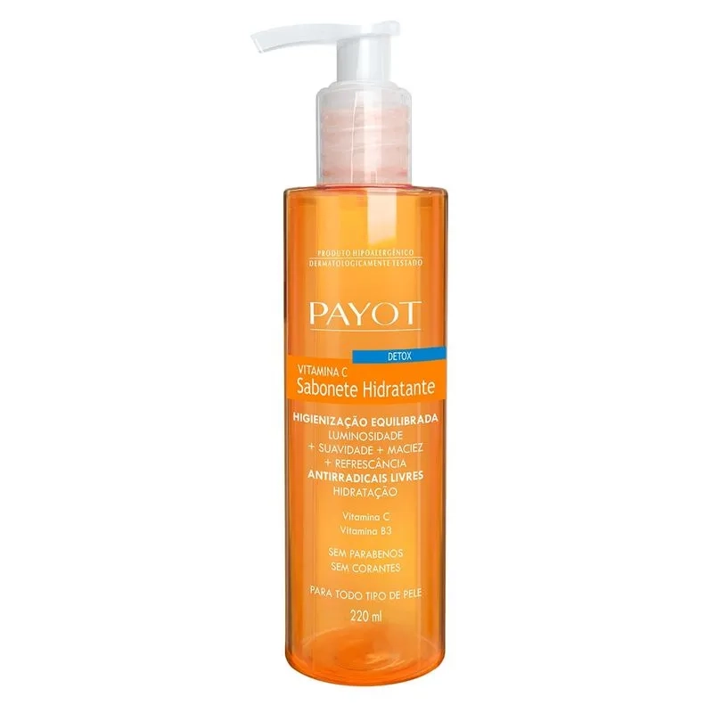  Sabonete liquido detox vitamina c - Payot