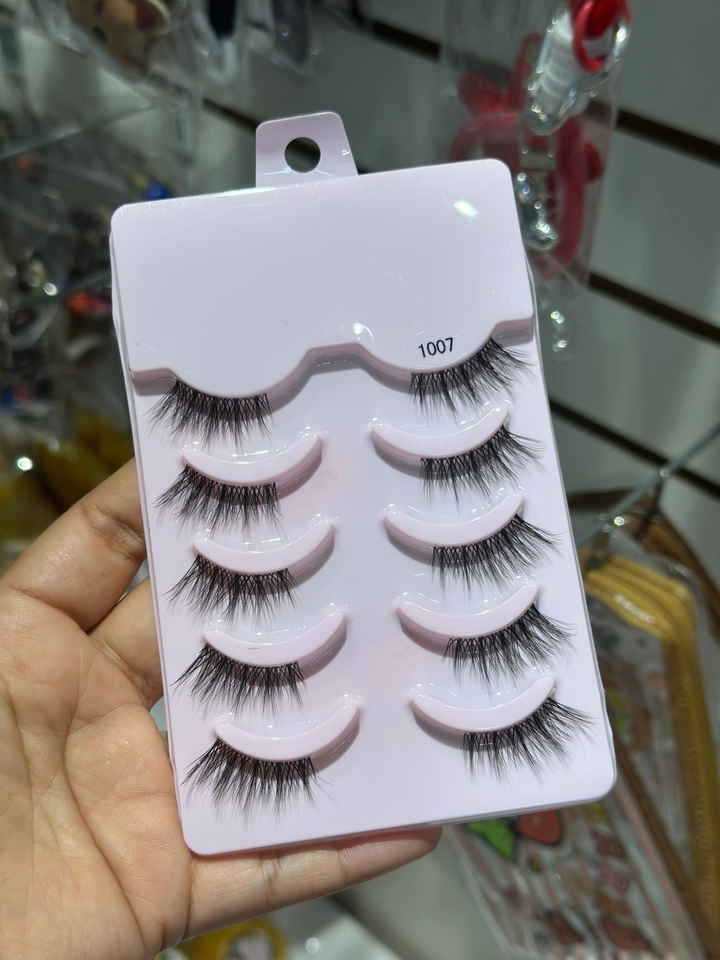 Cartela de cilios 5 pares 1007 - 1